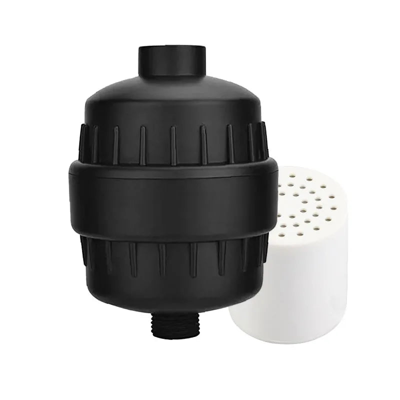 Aqua Soft replacement filter cartridge shown with filter housing