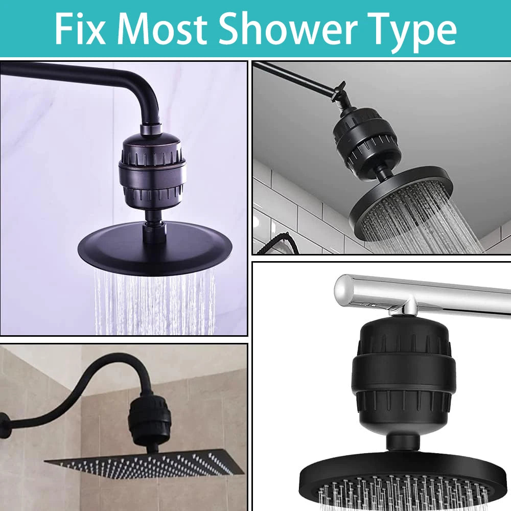 Aqua Soft filter fits most standard Australian shower setups